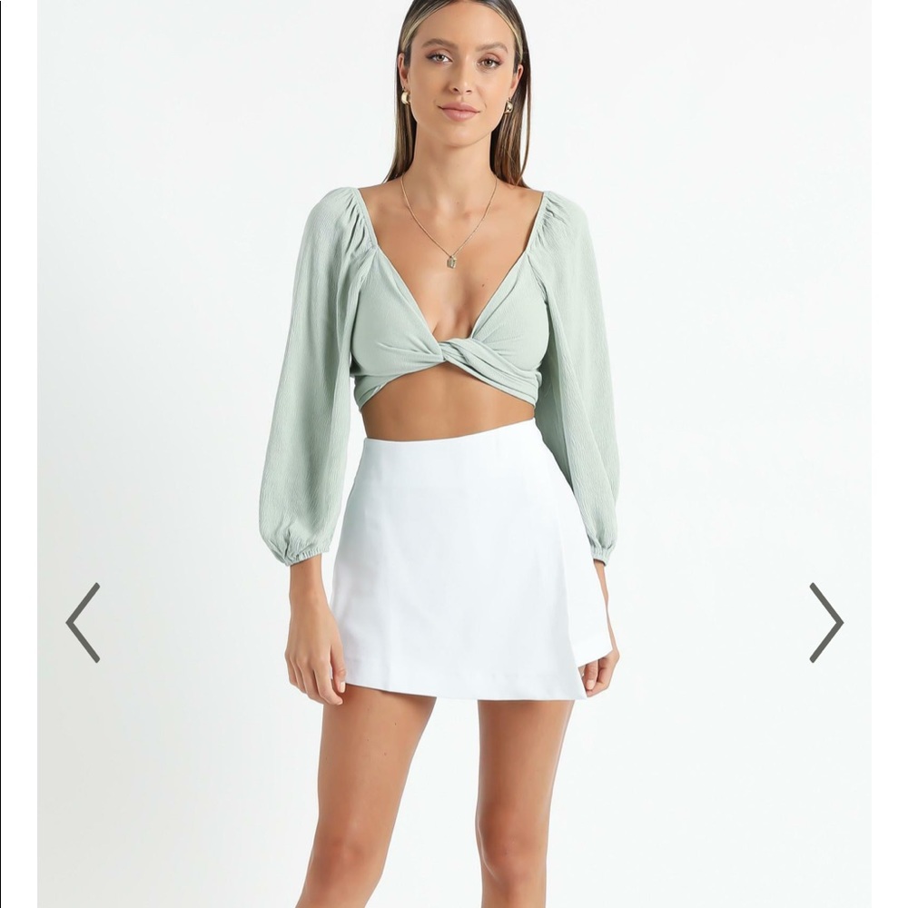 Showpo White Skort